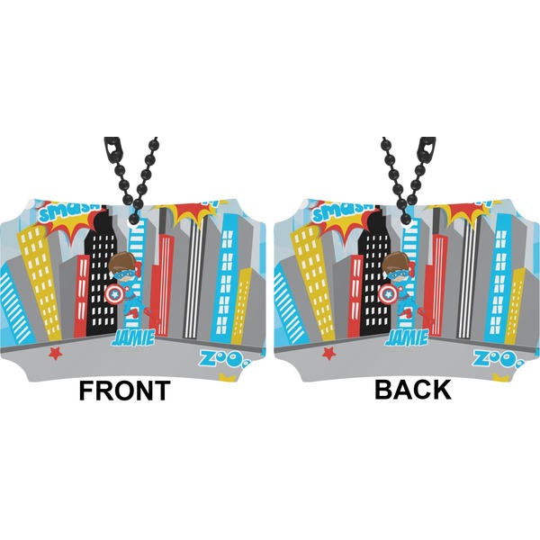 Superhero in the City Car Ornament - Berlin (Approval)