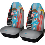 Superhero in the City Car Seat Covers (Set of Two) (Personalized)