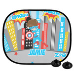 Superhero in the City Car Side Window Sun Shade (Personalized)