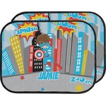 Superhero in the City Car Floor Mats (Back Seat) (Personalized)