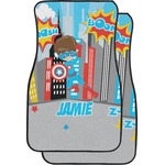 Superhero in the City Car Floor Mats (Front Seat) (Personalized)