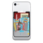 Superhero in the City 2-in-1 Cell Phone Credit Card Holder & Screen Cleaner (Personalized)