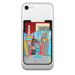 Superhero in the City 2-in-1 Cell Phone Credit Card Holder & Screen Cleaner (Personalized)
