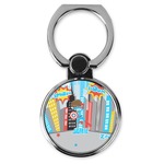 Superhero in the City Cell Phone Ring Stand & Holder (Personalized)