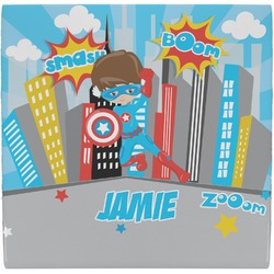 Superhero in the City Ceramic Tile Hot Pad (Personalized)