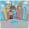 Superhero in the City Ceramic Tile Hot Pad (Personalized)