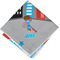 Superhero in the City Cloth Napkin w/ Name or Text