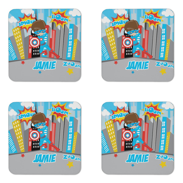 Superhero in the City Coaster Set - APPROVAL