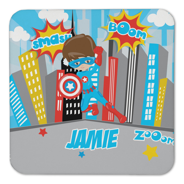 Superhero in the City Coaster Set - FRONT (one)