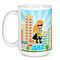 Superhero in the City Coffee Mug - 15 oz - White
