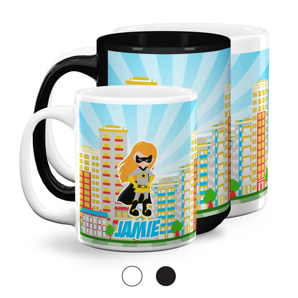 Superhero in the City Coffee Mugs Main