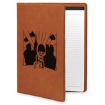 Superhero in the City Leatherette Portfolio with Notepad (Personalized)