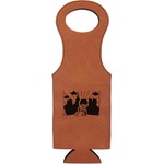 Superhero in the City Leatherette Wine Tote