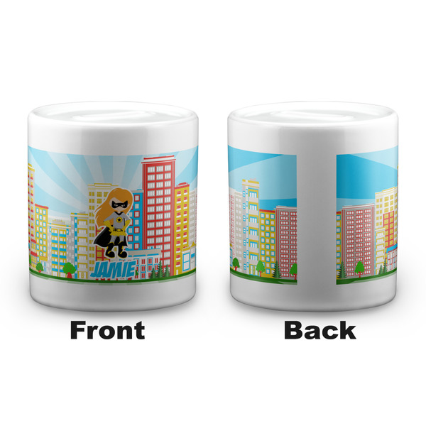 Superhero in the City Coin Bank - Apvl