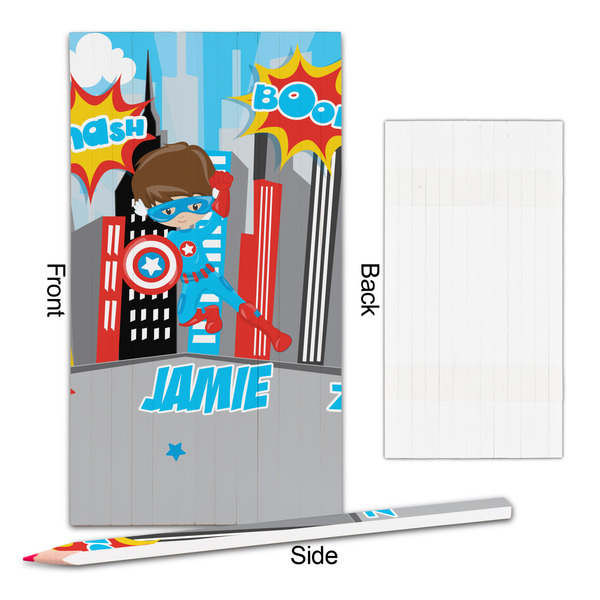 Superhero in the City Colored Pencils - Approval