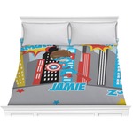 Superhero in the City Comforter - King (Personalized)
