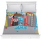 Superhero in the City Comforter - Full / Queen (Personalized)