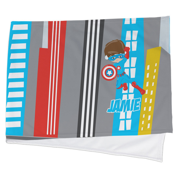 Custom Superhero in the City Cooling Towel (Personalized)