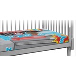 Superhero in the City Crib Fitted Sheet (Personalized)