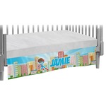 Superhero in the City Crib Skirt (Personalized)