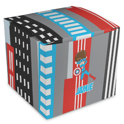 Superhero in the City Cube Favor Gift Boxes (Personalized)