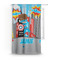 Superhero in the City Curtain Panel - Custom Size (Personalized)
