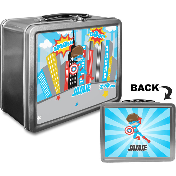 Superhero in the City Custom Lunch Box / Tin Approval
