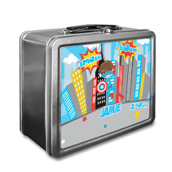 Superhero in the City Lunch Box (Personalized)