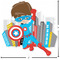 Superhero in the City Custom Shape Iron On Patches - L - APPROVAL
