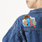 Superhero in the City Twill Iron On Patch - Custom Shape - Large