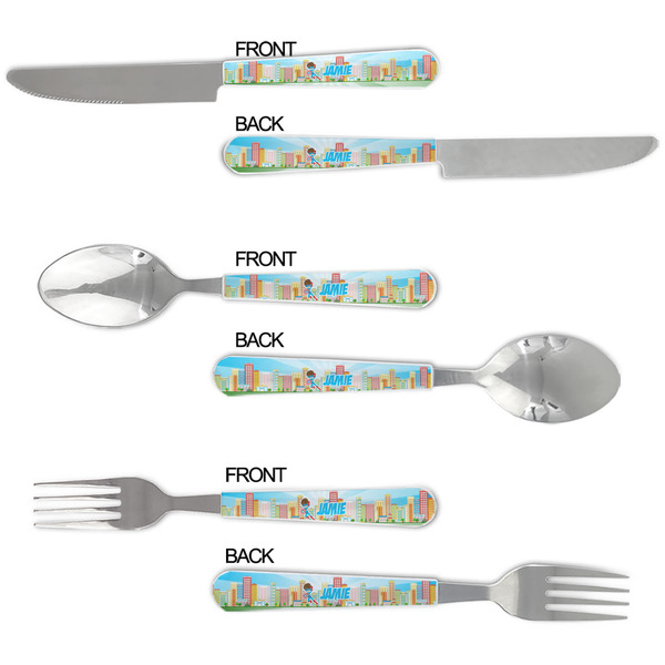 Superhero in the City Cutlery Set - APPROVAL