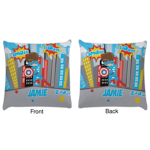 Superhero in the City Decorative Pillow Case - Approval