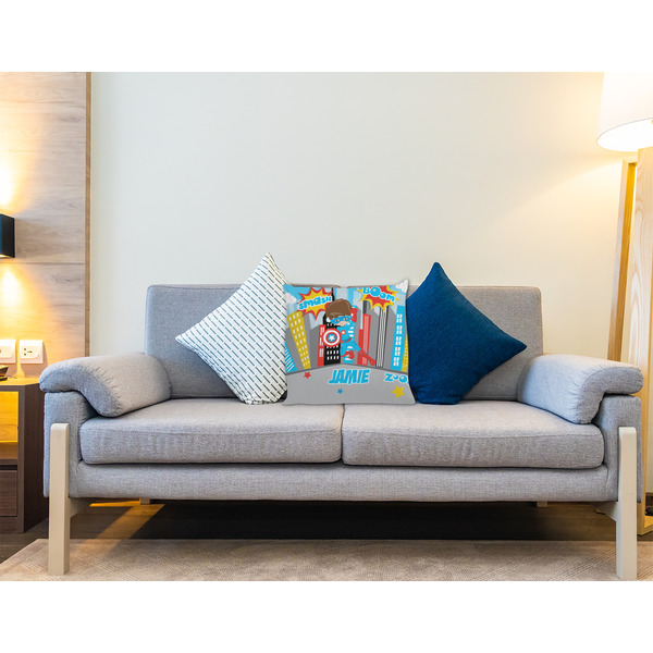 Superhero in the City Decorative Pillow Case - LIFESTYLE