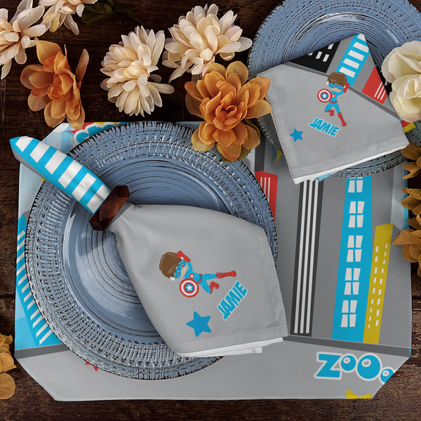 Superhero in the City Dining Set