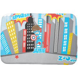 Superhero in the City Dish Drying Mat (Personalized)