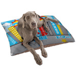Superhero in the City Dog Bed - Large w/ Name or Text