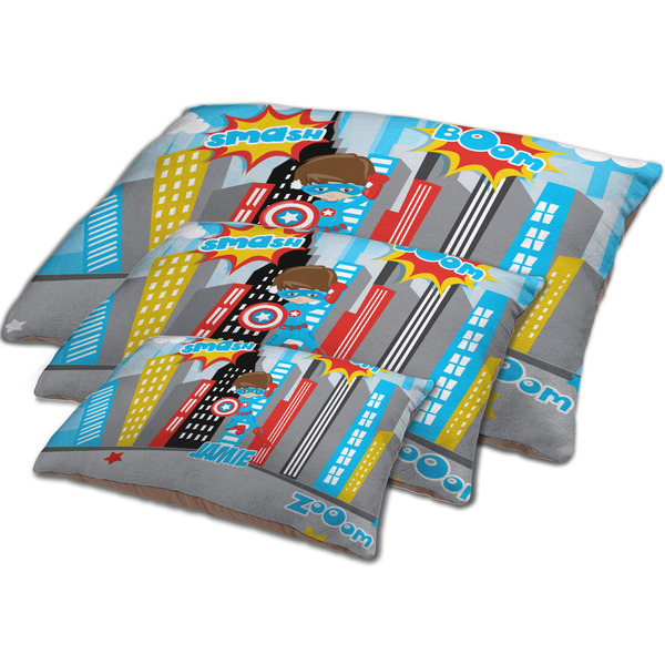 Superhero in the City Dog Beds - MAIN (sm, med, lrg)