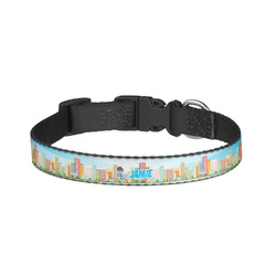 Superhero in the City Dog Collar - Large (Personalized)