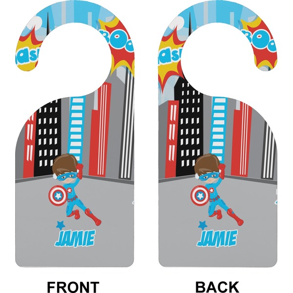 Superhero in the City Door Hanger (Approval)