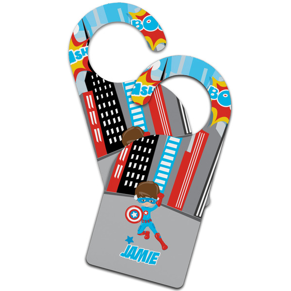 Superhero in the City Door Hanger - MAIN