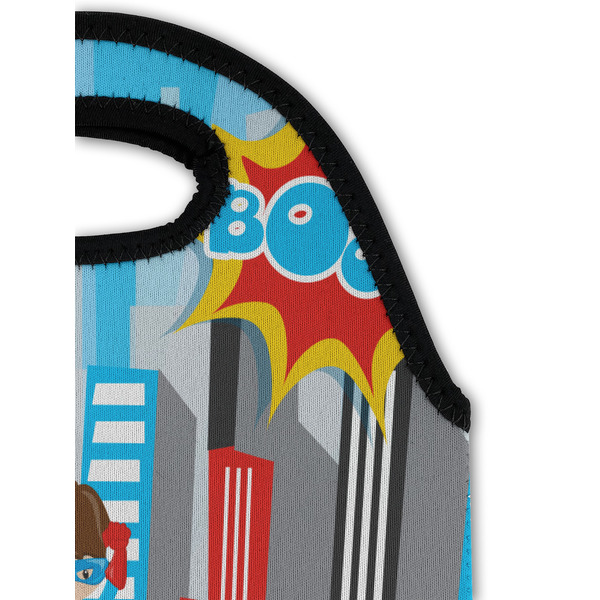 Superhero in the City Double Wine Tote - Detail 1 (new)