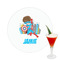 Superhero in the City Printed Drink Topper -  2.5" (Personalized)