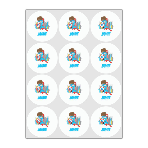 Superhero in the City Drink Topper - Small - Set of 12