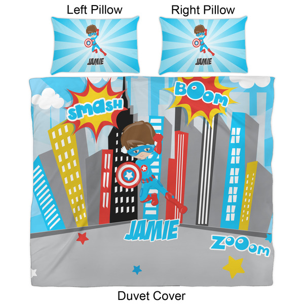 Superhero in the City Duvet Cover Set - King - Approval