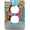 Superhero in the City Electric Outlet Plate