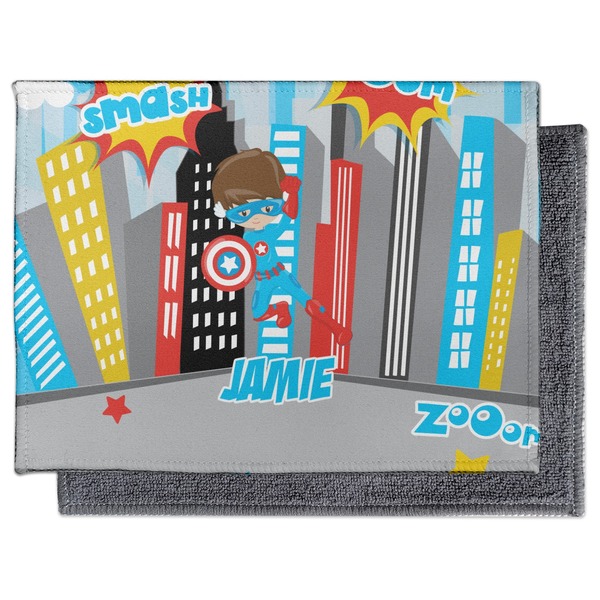 Superhero in the City Electronic Screen Wipe - Flat