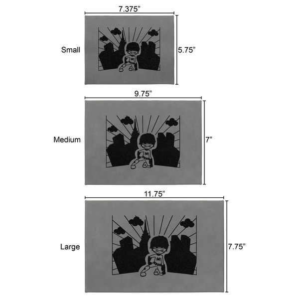 Superhero in the City Engraved Gift Boxes - All 3 Sizes