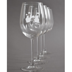 Superhero in the City Wine Glasses (Set of 4)