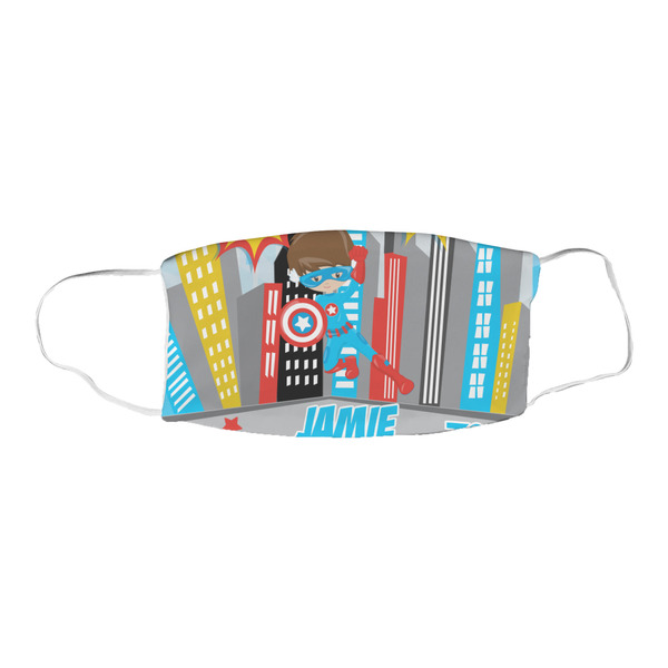 Superhero in the City Fabric Face Mask