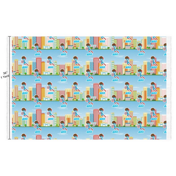 Superhero in the City Fabric Full Yard